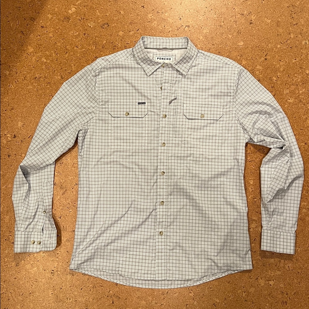 Poncho “The Original” Performance Button Down Shirt | Size L | Slim Fit